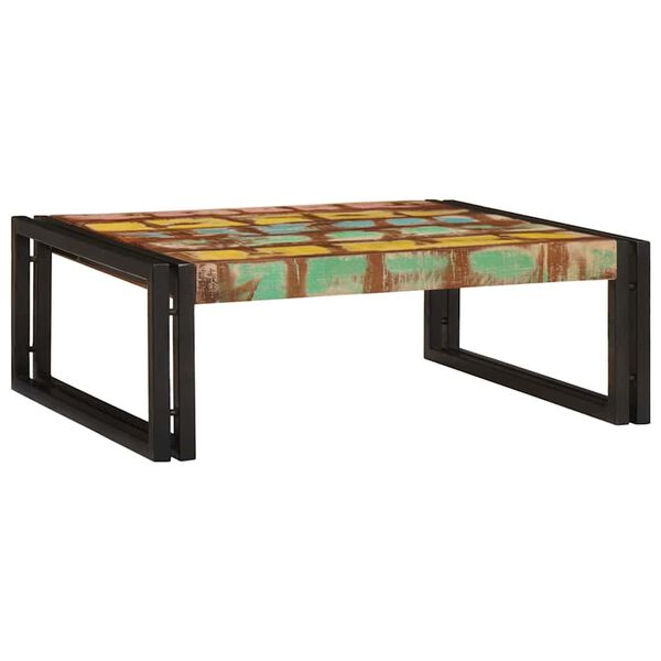 vidaXL Badregal mit Regal Mehrfarbig 65 x 50 x 23 cm Massives Altholz