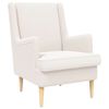 vidaXL Sessel Creme Boucl&eacute;