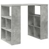 vidaXL Schreibtisch Beton Grau Holzwerkstoff 90 x 50 x 75 cm