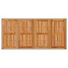 vidaXL Garten Essgruppe 7 pcs Beige Poly-Rattan