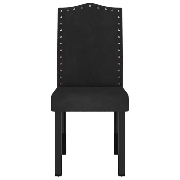 vidaXL Esszimmerst&uuml;hle 6 Stk. Schwarz Samt