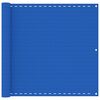 vidaXL Balkon-Sichtschutz Blau 90x400 cm HDPE