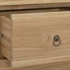 vidaXL Kommode 30x30x90 cm Massivholz Teak