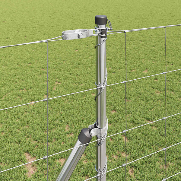 vidaXL Zaunpfosten Galvanisiert 25 x 1,2 m Stahl