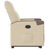 vidaXL Relaxsessel mit Aufstehhilfe Creme Stoff