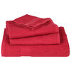 vidaXL Handt&uuml;cher FROGN 2 Stk. Rot 50x100 cm 360 g/m&sup2;