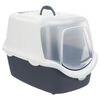 TRIXIE Katzentoilette Vico Blaugrau und Wei&szlig;