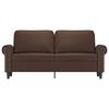 vidaXL 2-Sitzer-Sofa Braun 140 cm Kunstleder