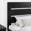 vidaXL Kopfteil Schwarz Eichen-Optik 100 cm Holzwerkstoff