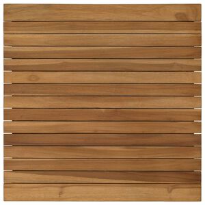 vidaXL Tischplatte 60 x 60 x 3,5 cm Quadratisch Massives Teakholz