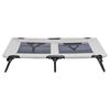 TRIXIE Hundeliege 99x19x60 cm Grau und Schwarz