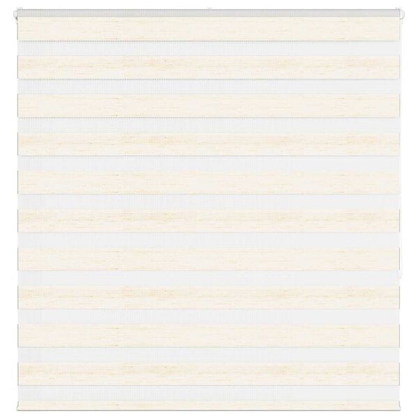 vidaXL Doppelrollo Marmorbeige 140x150cm Stoffbreite 135,9 cm Polyester