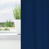 vidaXL Verdunkelungs-Vorh&auml;nge mit Ringen 2 pcs Dunkelblau 175 x 140 cm