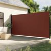 vidaXL Seitenmarkise Ausziehbar Braun 200x300 cm