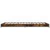 vidaXL Bettgestell R&auml;uchereiche 100x200 cm Holzwerkstoff und Metall