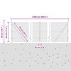 vidaXL Zaunpfosten Gr&uuml;n 25 x 0,4 m (13 mm Maschen) Stahl und PVC