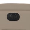 vidaXL Relaxsessel Elektrisch Cappuccino-Braun Kunstleder