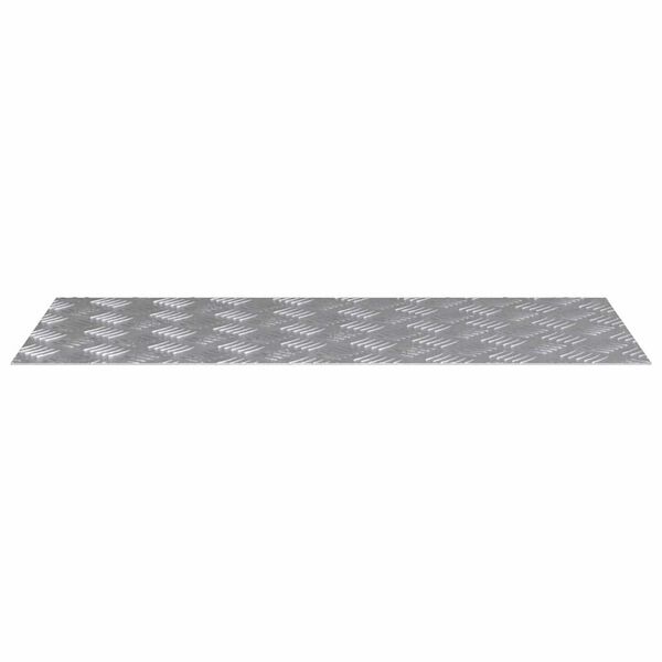 vidaXL Treppe Tritt Rechtwinklig 2 pcs Silber 90 x 40 cm Aluminium