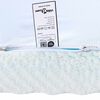 vidaXL Matratzenauflage Wei&szlig; und Gr&uuml;n 140 x 190 cm Jacquard Stoff