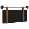 vidaXL H&auml;ngevorderseite Wandmontiert Braun 90 x 55 x 5 cm Antikes PU