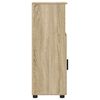vidaXL Badezimmerschrank mit Speicher Sonoma-Eiche 30 x 35 x 95 cm