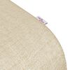 vidaXL Kniestuhl Creme 48x71x51 cm Birkensperrholz