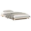 vidaXL Bettrahmen Braun 90 x 210 cm Massives Kiefernholz