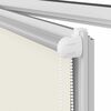 vidaXL Verdunkelungsrollo Cremewei&szlig; 85x210cm Stoffbreite 80,7 cm