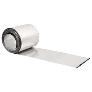 vidaxl Rasenkante 20 m x 15 cm Verzinkter Stahl Silber