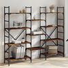 vidaXL B&uuml;cherregal R&auml;uchereiche 160x28,5x136,5 cm Holzwerkstoff