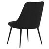 vidaXL Esszimmerst&uuml;hle 2 Stk. Schwarz Stoff