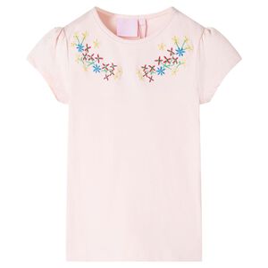 vidaXL Kinder-T-Shirt Zartrosa 116
