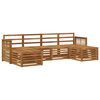 vidaXL Outdoor-Sofagarnitur 5 stk. Natur Massivholz Akazie