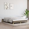 vidaXL Bettgestell ohne Matratze Taupe 160x200 cm Stoff
