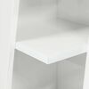 vidaXL Eckschrank Hochglanz Wei&szlig; 27,5x27x102cm Holzwerkstoff
