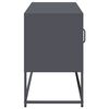 vidaXL TV-Schrank Anthrazit 100,5x39x60,5 cm Stahl