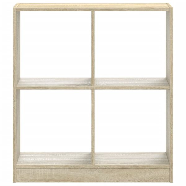 vidaXL B&uuml;cherregal Sonoma-Eiche 68,5x32x75 cm Holzwerkstoff