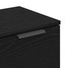 vidaXL Sideboard Schwarz Eichen-Optik 60 x 30 x 70 cm Holzwerkstoff