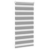 vidaXL Zebra-Rollo 40,9 x 100 cm, Stoffbreite 36,7 cm, grau