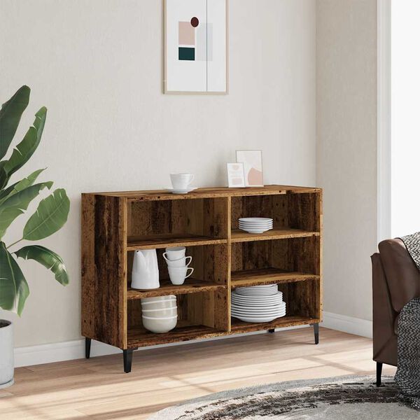 vidaXL Sideboard Altholz-Optik 103,5x35x70 cm Holzwerkstoff