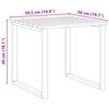 vidaXL Tisch Natur 50,5 x 50 x 46 cm Impr&auml;gniertes Kiefernholz