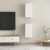 vidaXL TV-Schr&auml;nke 2 Stk. Wei&szlig; 30,5x30x60 cm Holzwerkstoff