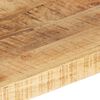 vidaXL B&uuml;cherregal mit 4 B&ouml;den 120x40x180 cm Raues Mangoholz