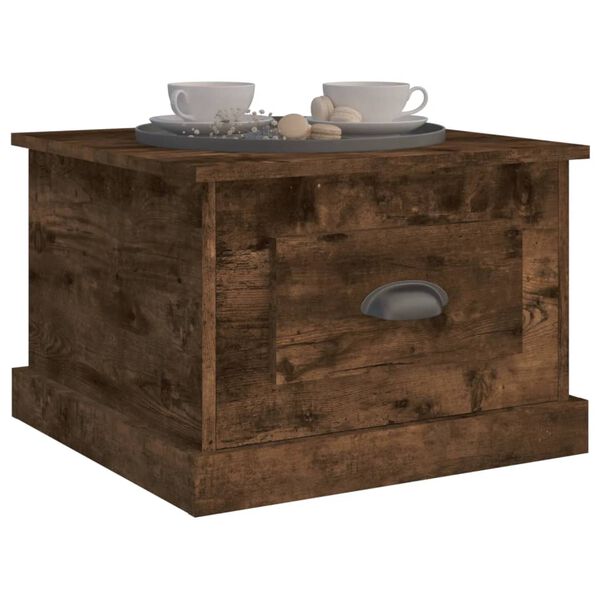 vidaXL Couchtisch R&auml;uchereiche 50x50x35 cm Holzwerkstoff