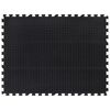 vidaXL Gummi-Bodenfliese Schwarz 12 mm 90x120 cm