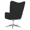 vidaXL Relaxsessel Dunkelgrau Samt und PVC