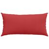 vidaXL Sofakissen 2 pcs Rot 80 x 40 cm Stoff