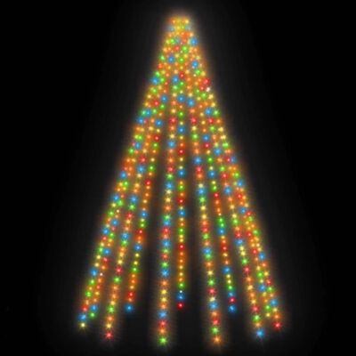 vidaXL Weihnachtsbaum-Beleuchtung 500 LEDs Mehrfarbig 500 cm