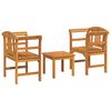 vidaXL Gartenrosen-Lounge-Set 3 Stk. Massivholz Akazie