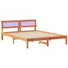 vidaXL Bettrahmen Wachsbraun 150 x 200 cm Massives Kiefernholz